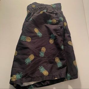 Forever 21 mens casual pineapple shorts